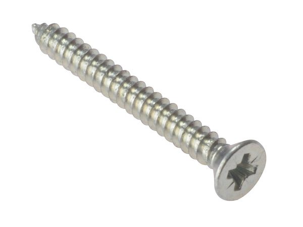 ForgeFix Self-Tapping Screw Pozi Compatible CSK ZP 1in x 8 Box 200