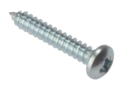 ForgeFix Self-Tapping Screw Pozi Compatible Pan Head ZP 3/4in x 8 Box 200