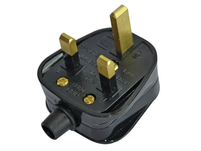 Faithfull Black Plug 13A – – Now available at MTN Shop UK.
