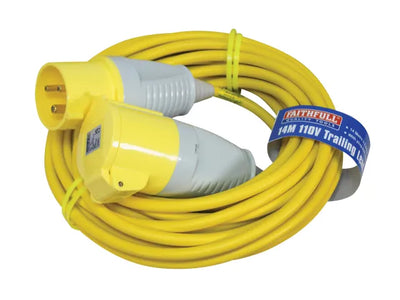 Faithfull Trailing Lead 110V 32A 2.5mm Cable 14m – – Now available at MTN Shop UK.