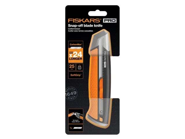 Fiskars CarbonMax Snap-off Knife 25mm – – Now available at MTN Shop UK. - imagen 9
