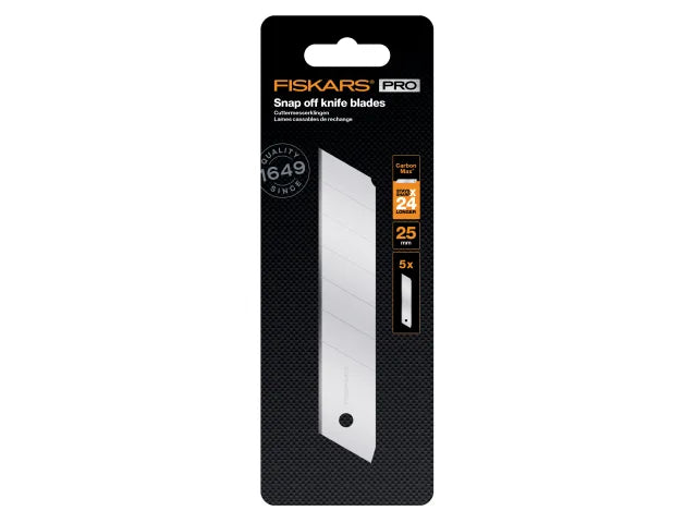 Fiskars CarbonMax Snap-off Knife Blade 25mm (5 Pack) – – Now available at MTN Shop UK. - imagen 3