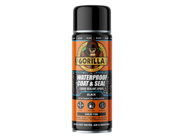 Gorilla Glue Waterproof Coat & Seal Spray Black 450ml – – Now available at MTN Shop UK.