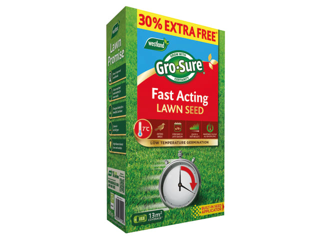 Gro-Sure Fast Acting Lawn Seed 10m² + 30% Free – – Now available at MTN Shop UK. - imagen 2