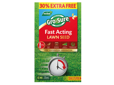 Gro-Sure Fast Acting Lawn Seed 10m² + 30% Free – – Now available at MTN Shop UK.