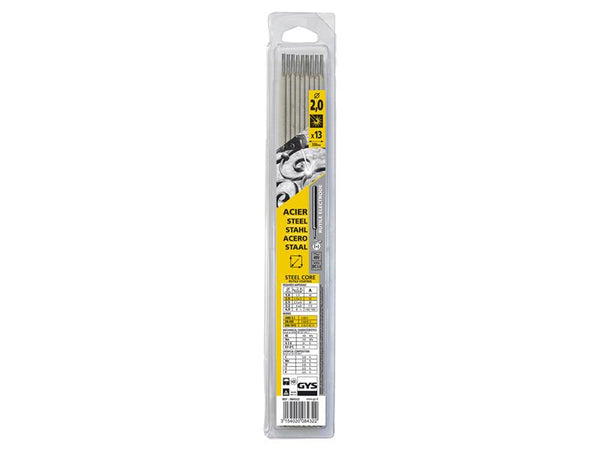 GYS Rutile Electrodes Steel 2.0mm (Pack 13)
