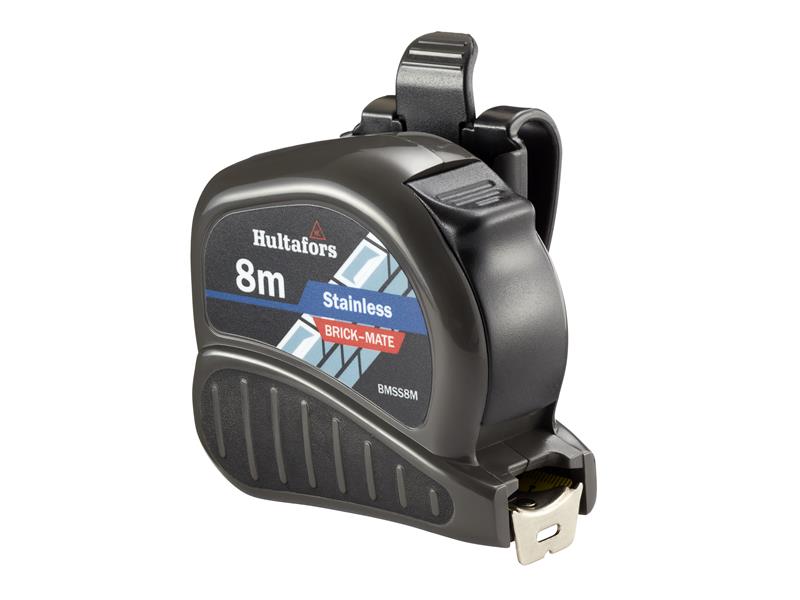 Hultafors BMSS8M Brick-Mate Stainless Steel Pocket Tape 8m (Metric only) - imagen 2