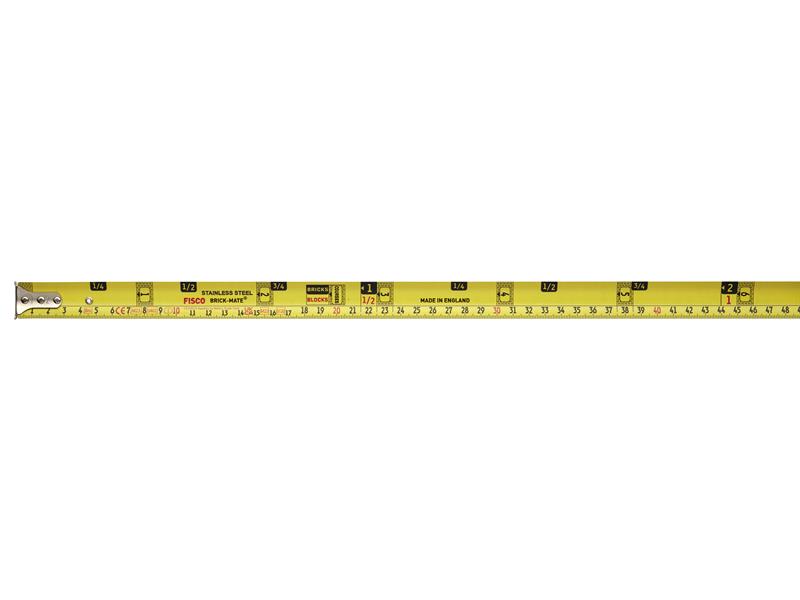 Hultafors BMSS8M Brick-Mate Stainless Steel Pocket Tape 8m (Metric only) - imagen 4