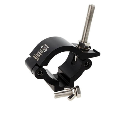 Doughty All Weather Mammoth Hook Clamp - Black aluminum adjustable lighting clamp with bolt.