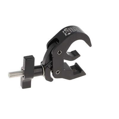 Doughty All Weather Slimline Quick Trigger Clamp - Black adjustable aluminum clamp with T-shaped handle.