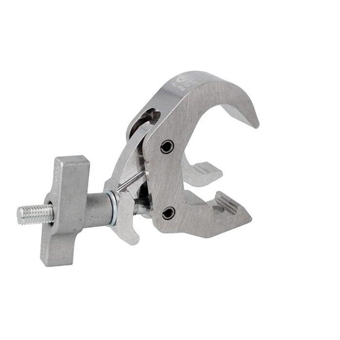 Doughty All Weather Slimline Quick Trigger Clamp - Steel adjustable pipe clamp with bolt tightening mechanism. - imagen 2
