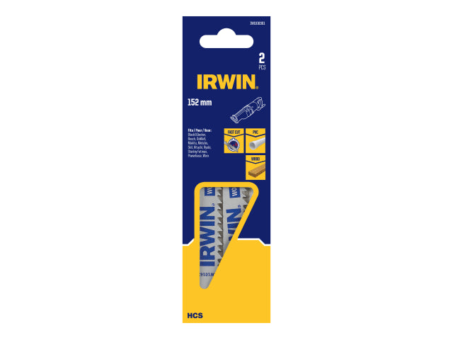 IRWIN® Sabre Saw Blade Wood/PVC Cutting 152mm Pack of 2 – – Now available at MTN Shop UK. - imagen 2