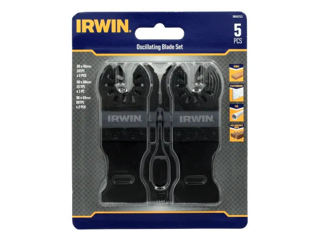 IRWIN® IW1017111 Oscillating Blade Set, 5 Piece – – Now available at MTN Shop UK. - imagen 3