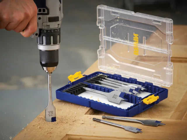 IRWIN® Blue Groove 4X Flat Bit Set, 8 Piece – – Now available at MTN Shop UK. - imagen 3