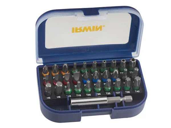 IRWIN® Colour Coded Screwdriver Bit Set, 31 Piece – – Now available at MTN Shop UK.