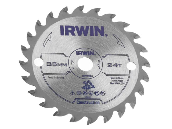 IRWIN® General Purpose Saw Blade 85 x 10mm x 24T ATB – – Now available at MTN Shop UK.