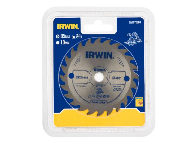IRWIN® General Purpose Saw Blade 85 x 10mm x 24T ATB – – Now available at MTN Shop UK. - imagen 2