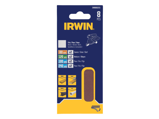 IRWIN® Multi Sander Detail Sanding Sheet Set, 8 Piece – – Now available at MTN Shop UK. - imagen 2