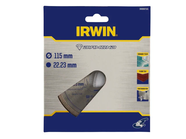 IRWIN® Continuous Rim Diamond Blade 115 x 22.23mm – – Now available at MTN Shop UK. - imagen 2