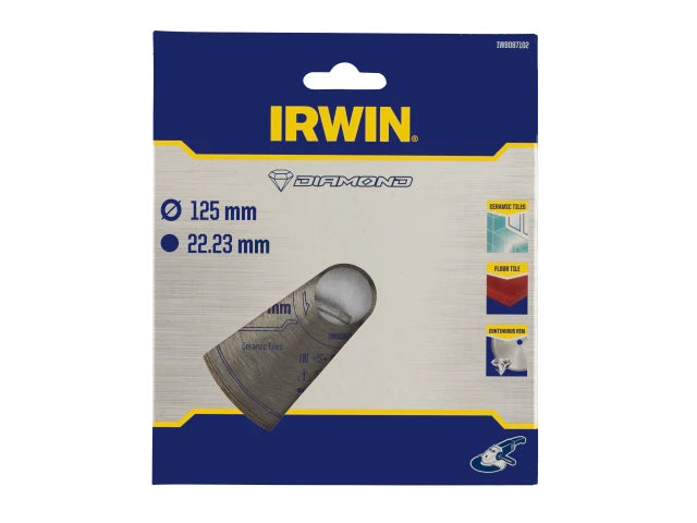 IRWIN® Continuous Rim Diamond Blade 125 x 22.23mm – – Now available at MTN Shop UK. - imagen 2