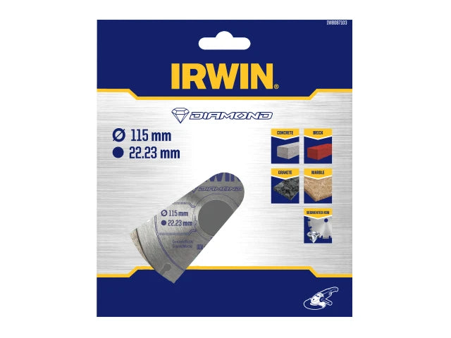 IRWIN® Segmented Diamond Blade 115 x 22.23mm – – Now available at MTN Shop UK. - imagen 2