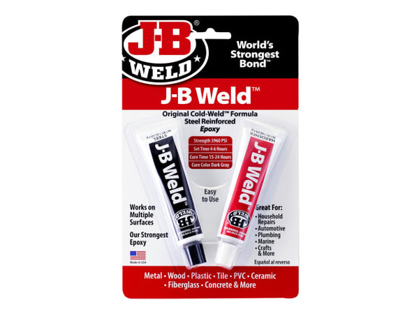 J-B Weld Original Cold-Weld™ Epoxy 2 x 30ml – – Now available at MTN Shop UK.
