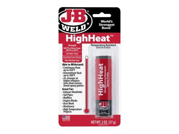 J-B Weld HighHeat™ Epoxy Putty 57g – – Now available at MTN Shop UK.