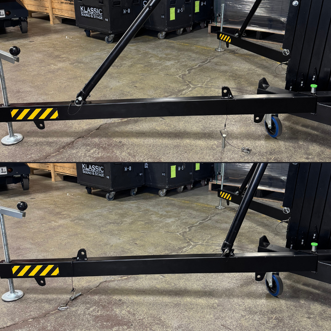 Kuzar K-60 SLS Safe Lock System trigger detail on each aluminium section - imagen 5