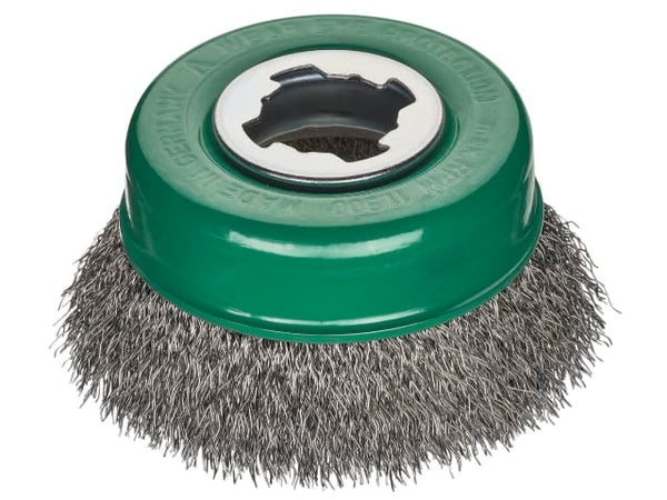 Lessmann X-Lock Crimped Stainless Steel Brush 85mm Non Spark – – Now available at MTN Shop UK.