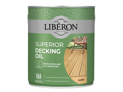 Liberon Superior Decking Oil Clear 2.5 litre – – Now available at MTN Shop UK.