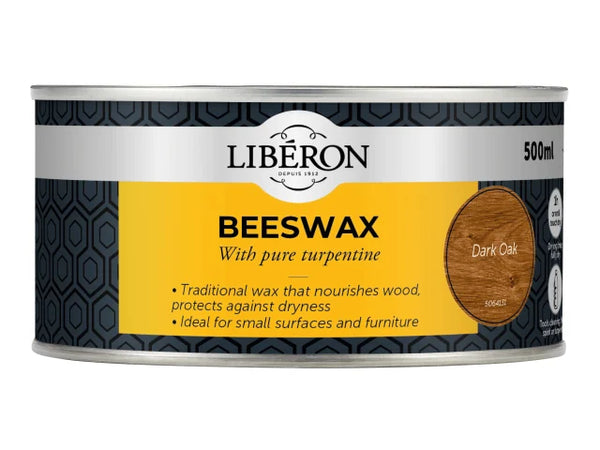 Liberon Beeswax Paste Dark Oak 500ml – – Now available at MTN Shop UK.