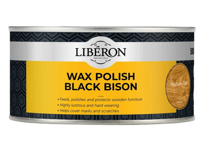 Liberon Black Bison Wax Paste Medium Oak 500ml – – Now available at MTN Shop UK.