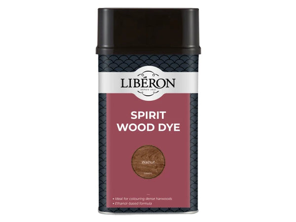 Liberon Spirit Wood Dye Walnut 1 litre – – Now available at MTN Shop UK.