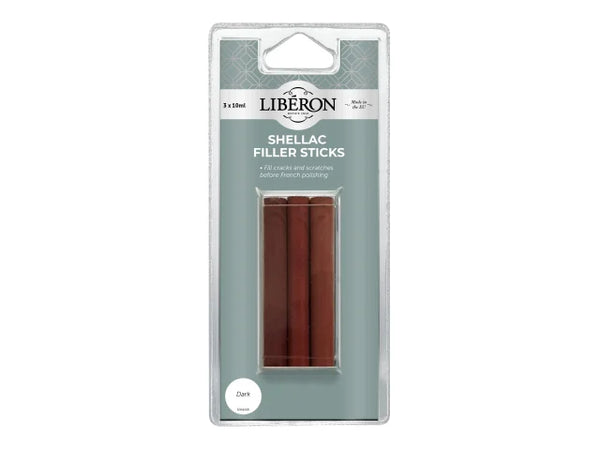 Liberon Shellac Filler Sticks Dark (3 Pack) – – Now available at MTN Shop UK.