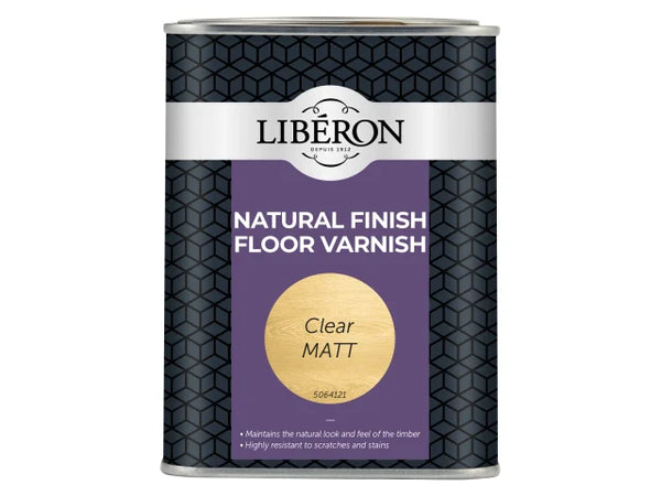 Liberon Natural Finish Floor Varnish Clear Matt 1 litre – – Now available at MTN Shop UK.