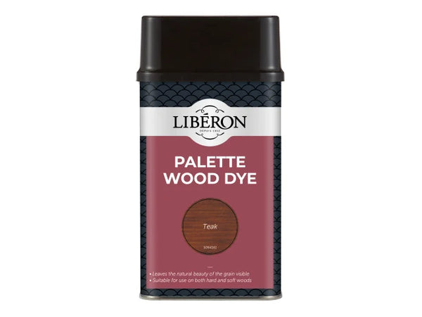 Liberon Palette Wood Dye Teak 500ml – – Now available at MTN Shop UK.