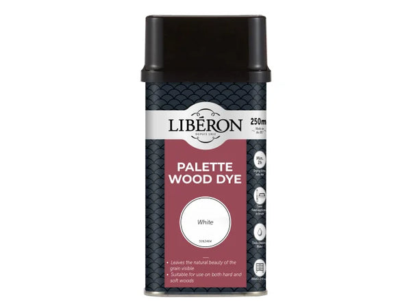 Liberon Palette Wood Dye White 250ml – – Now available at MTN Shop UK.