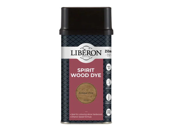 Liberon Spirit Wood Dye Antique Pine 250ml – – Now available at MTN Shop UK.