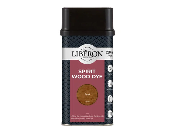 Liberon Spirit Wood Dye Teak 250ml – – Now available at MTN Shop UK.