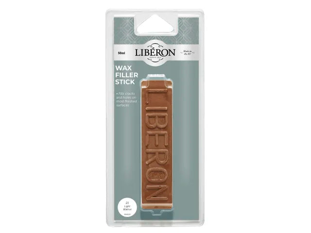 Liberon Wax Filler Stick 21 Light Walnut 50g – – Now available at MTN Shop UK. - imagen 2