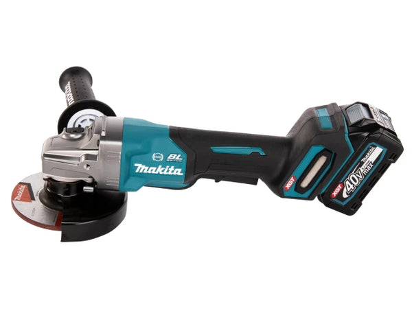 Makita GA013GD201 XGT 40Vmax BL Paddle Switch Grinder 125mm 40V 2 x 2.5Ah Li-ion – – Now available at MTN Shop UK.