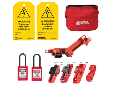 Master Lock Electrical Lockout Kit, 9 Piece – – Now available at MTN Shop UK.