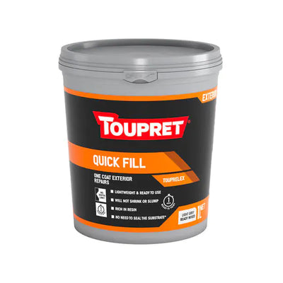 Toupret Quick Fill (Exterior) 1 litre – – Now available at MTN Shop UK.