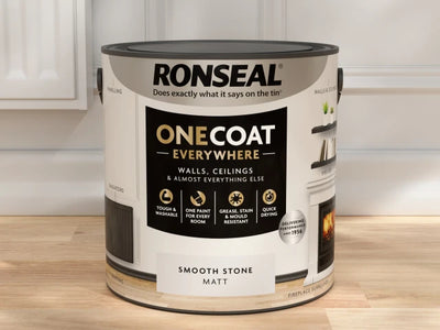 Ronseal One Coat Everywhere Interior Smooth Stone Matt 2.5 litre – – Now available at MTN Shop UK.
