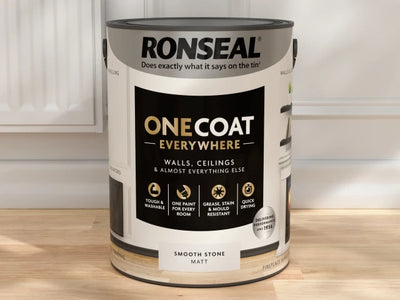 Ronseal One Coat Everywhere Interior Smooth Stone Matt 5 litre – – Now available at MTN Shop UK.