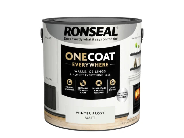 Ronseal One Coat Everywhere Interior Winter Frost Matt 2.5 litre – – Now available at MTN Shop UK. - imagen 3