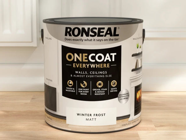 Ronseal One Coat Everywhere Interior Winter Frost Matt 2.5 litre – – Now available at MTN Shop UK.