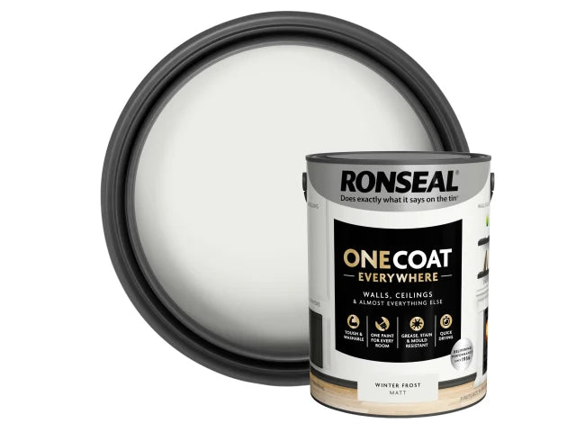 Ronseal One Coat Everywhere Interior Winter Frost Matt 5 litre – – Now available at MTN Shop UK. - imagen 4