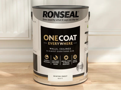 Ronseal One Coat Everywhere Interior Winter Frost Matt 5 litre – – Now available at MTN Shop UK.