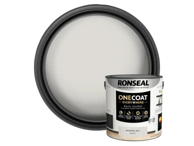 Ronseal One Coat Everywhere Interior Winter Sky Matt 2.5 litre – – Now available at MTN Shop UK.